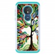 Motorola G7 Power US Version Case  ,Pattern 2 In 1 Shockproof Protective Anti-Scratch Drop Proof Hard PC Phone Cover