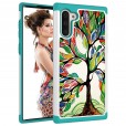 Samsung Galaxy Note10 & Note10 5G Case  ,Pattern 2 In 1 Shockproof Protective Anti-Scratch Drop Proof Hard PC Phone Cover
