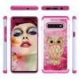 Samsung Galaxy S10 Plus Case,Pattern 2 In 1 Shockproof Protective Anti-Scratch Drop Proof Hard PC Phone Cover