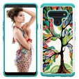 LG Stylo 6 Case, Pattern 2 In 1 Shockproof Protective Anti-Scratch Drop Proof Hard PC Phone Cover