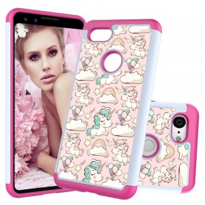 Apple iPod Touch 7th 2019/ 6th / 5th Generation Case,Pattern 2 In 1 Shockproof Protective Anti-Scratch Drop Proof Hard PC Phone Cover, For iPod Touch 5/iPod Touch 6/iPod Touch 7