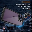 Shockproof Full Camera Lens Protection Frosted PC Soft TPU Back Non-Yellowing Anti-Scratch Ultra Slim Thin Case