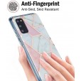 Samsung Galaxy S20 Plus (6.7" 2020 Release) Case,Marble Pattern Rubber Slim Shockproof Back Protective Cover