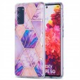Samsung Galaxy S21 6.2 inches Case,Marble Pattern Rubber Slim Shockproof Back Protective Cover