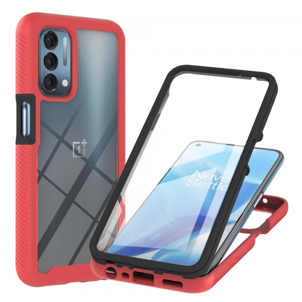 OnePlus Nord N200 5G 2021 Case,Full Body Protection Hybrid Rugged Shockproof Case Transparent Clear PC Back Cover