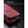 iPhone 12 Mini  (5.4 inches) 2020 Release Case, Multi-function 2 in 1 PU Leather Zipper 11 Card Slots Card Slots Money Pocket Clutch Wallet Case Detachable Magnetic Cover