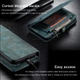 Samsung Galaxy S8 Case, Multi-function 2 in 1 PU Leather Zipper 11 Card Slots Card Slots Money Pocket Clutch Wallet Case Detachable Magnetic Cover