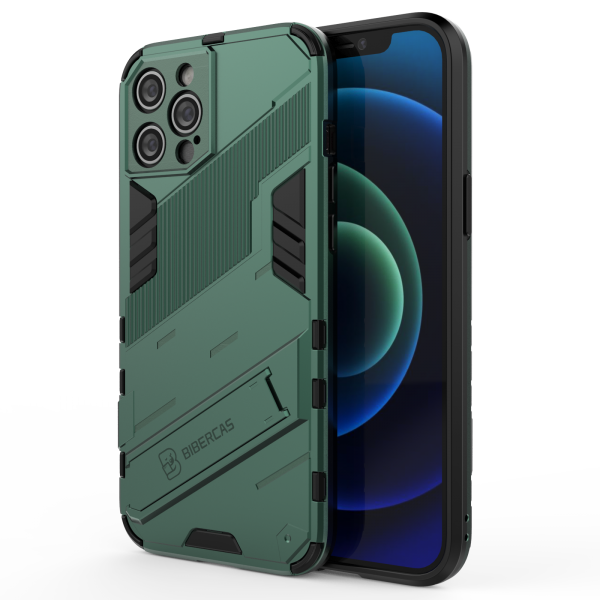 iPhone 12 Pro Max (6.7 inches) 2020 Release Case ,Hybrid Armor Kickstand Holder Shockproof Cool Protective Cover