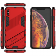 iPhone XR 6.1 inches Case ,Hybrid Armor Kickstand Holder Shockproof Cool Protective Cover