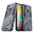 Samsung Galaxy M31 Case ,Hybrid Armor Kickstand Holder Shockproof Cool Protective Cover