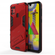 Samsung Galaxy M31 Case ,Hybrid Armor Kickstand Holder Shockproof Cool Protective Cover