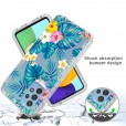 Samsung Galaxy Note10 & Note10 5G Case,Clear Flower Pattern Back With Built-in Screen Protector 360 °Protective Cover
