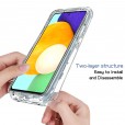 Samsung Galaxy S21 Plus 6.7 inches Case,Clear Flower Pattern Back With Built-in Screen Protector 360 °Protective Cover