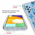 Samsung Galaxy S21 Plus 6.7 inches Case,Clear Flower Pattern Back With Built-in Screen Protector 360 °Protective Cover