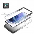 Samsung Galaxy S21 6.2 inches Case,Gradient Color Clear With Built-in Screen Protector Full Body Protection Shockproof Cover