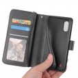 For Samsung Galaxy A40 Leather Flip Stand Zipper Wallet Cover