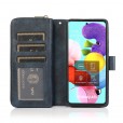 For Samsung A41 Zipper Purse Card Slot Wallet Flip Stand Case Cover