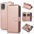 For Samsung A82 5G Zipper Card Slots Leather Rugged Strap Case 