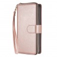 For Samsung Galaxy S10 plus Leather Magnetic Flip Wallet Zipper Case