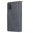 For Samsung Galaxy S20+ Leather Magnetic Flip Wallet Zipper Case 