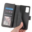 For Samsung S21FE Zipper Purse Card Slot Wallet Flip Stand Case Cover