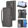 For Samsung Galaxy S8 Leather Magnetic Flip Wallet Zipper Case 