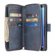 For Samsung Galaxy S9 Leather Magnetic Flip Wallet Zipper Case