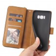 For Samsung Galaxy S9 plus Leather Magnetic Flip Wallet Zipper Case
