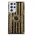 Samsung Galaxy S21 6.2 inches Case,Diamond Bling Luxury Flower Roing Stand Shockproof Cover