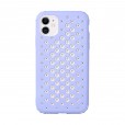 iPhone11 Pro 5.8 Inches 2019 Case ,Candy Colors Heat Dissipation Breathable Silicone Non-Slip Back Cover