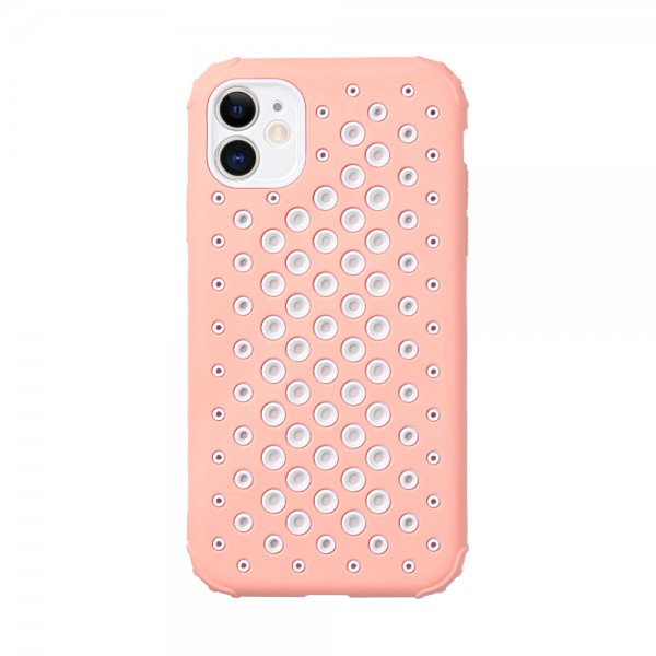 iPhone 11 Pro Max (6.5 inches)2019 Case ,Candy Colors Heat Dissipation Breathable Silicone Non-Slip Back Cover