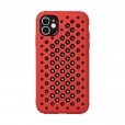 iPhone 12 Pro Max (6.7 inches) 2020 Release Case ,Candy Colors Heat Dissipation Breathable Silicone Non-Slip Back Cover