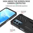 OnePlus Nord N200 5G 2021 Case，PC and TPU Full Body Heavy Duty Rugged Shockproof Cover with Built-in Kickstand Bracket