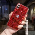 Glitter Bling Diamond Case w/Ring Holder For iPhone XR