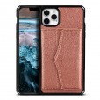 For iPhone 11 Pro Luxury Leather Card Slot Mirror Case Cover