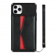 For iPhone 11 Pro Max Luxury Leather Card Slot Mirror Case Cover