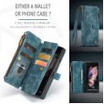 Magnetic Leather Wallet Zipper Case Stand Cover