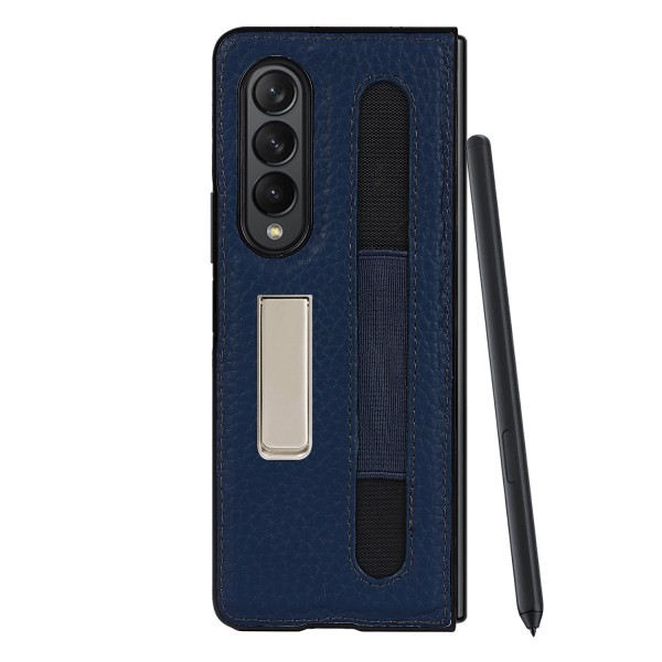 Leather Kickstand Case Cover With S Pen Holder