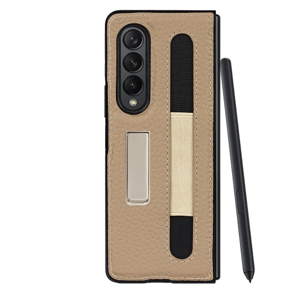 Leather Kickstand Case Cover With S Pen Holder