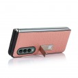 Luxury Leather Hybrid PC Hard Kickstand Case Cover