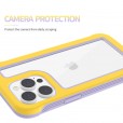 Candy Color Rubber Shockproof PC Hybrid Smartphone Case 