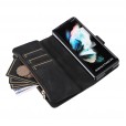 Heavy Duty Luxury Leather Flip Wallet Stand Card Case
