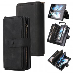 Heavy Duty Luxury Leather Flip Wallet Stand Card Case, For Samsung A51 5G