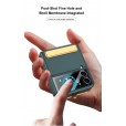 For Samsung Galaxy Z Flip 3 5G Slim Wristband Bracelet Leather Phone Case Cover