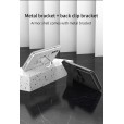 Slim Metal Shockproof Armor Belt Clip Kickstand Ring Stand Phone Case Cover