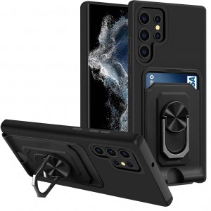 Shockproof Ring Holder Card Wallet Stand Case , For IPhone 11 Pro