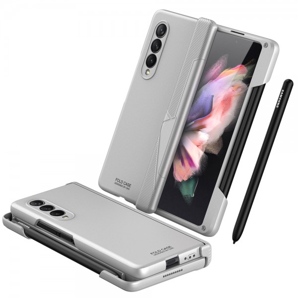 Shockproof Magnetic Folding Pen Slot Phone Case
