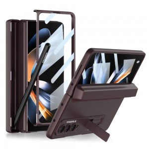 Shockproof Rugged Stand with Screen Protector Case, For Samsung ZFold4