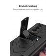 Shockproof Magnetic Fold Armor Holder Case Cover