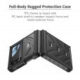Full-Body Protection Military Grade Heavy Duty Rugged Hard PC Armored Dual Layer Built-in Screen Protector Shockproof Cover